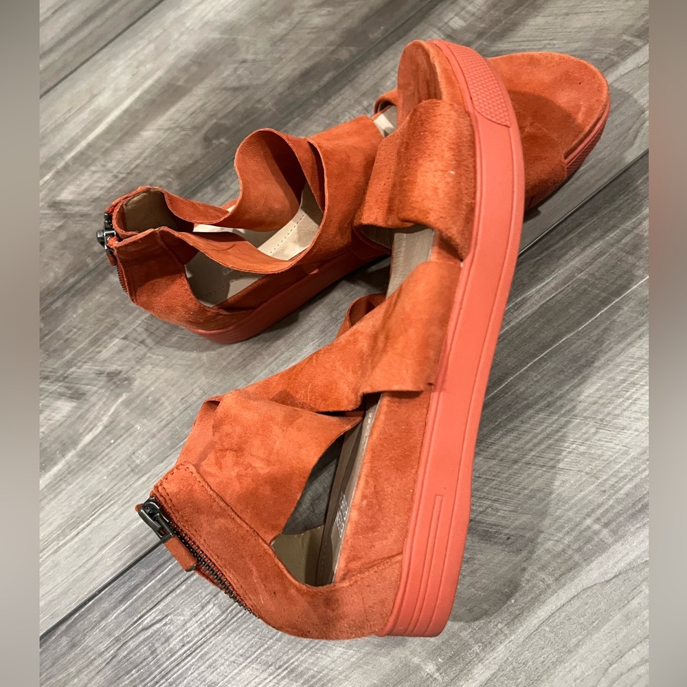 Eileen Fisher Terracotta Sandals - Picture 2 of 5